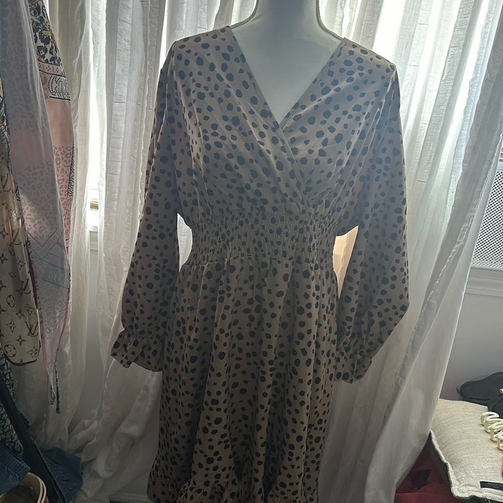 dotted dress